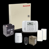 Kit inalámbrico de panel VISTA48 con teclado 6162RF receptor inalámbrico, 2 contactos 5816, 1 PIR 5800PIR, 1 remoto y batería/transformador